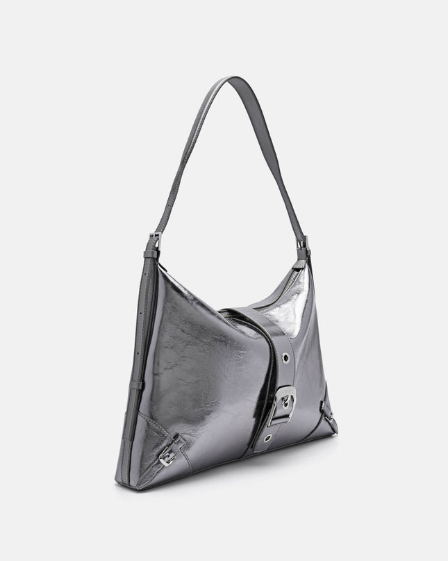Helix Leather Hobo Bag