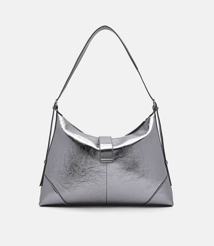 Helix Leather Hobo Bag