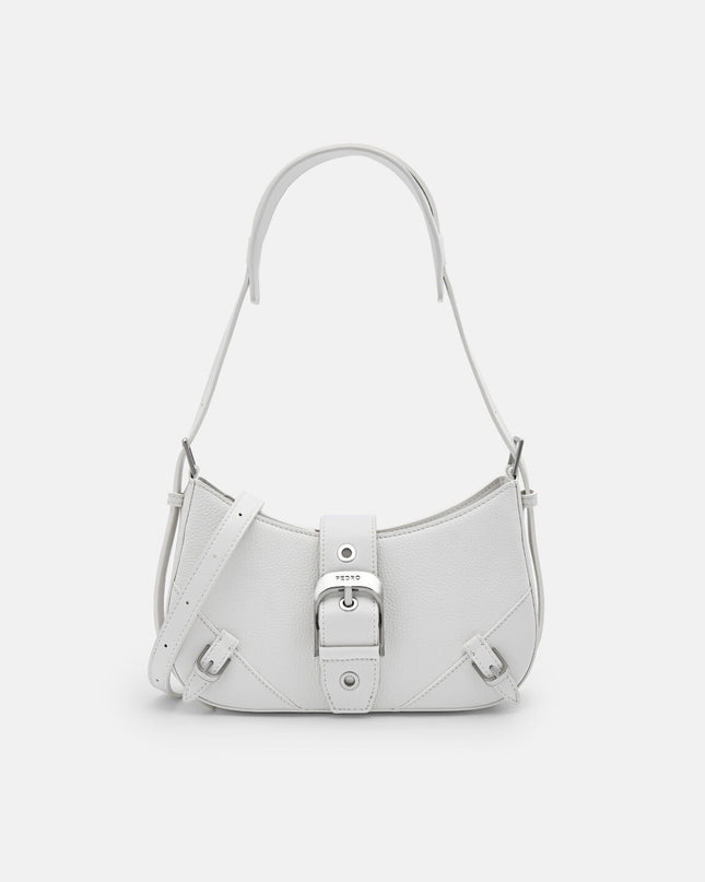 Helix Leather Shoulder Bag