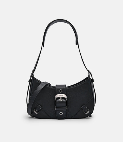 Helix Leather Shoulder Bag
