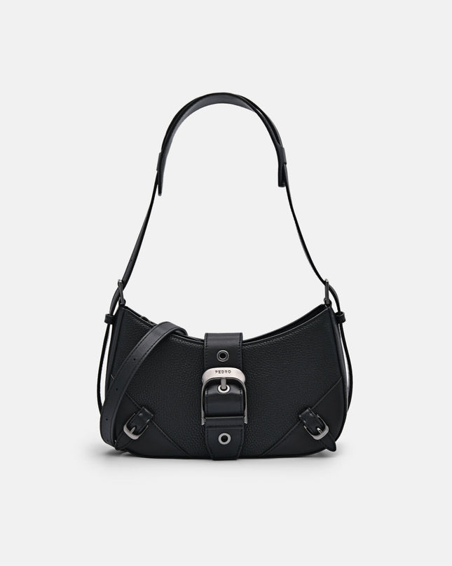 Helix Leather Shoulder Bag