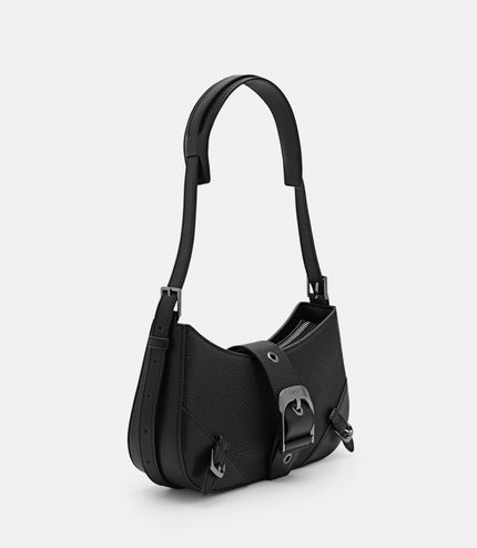 Helix Leather Shoulder Bag