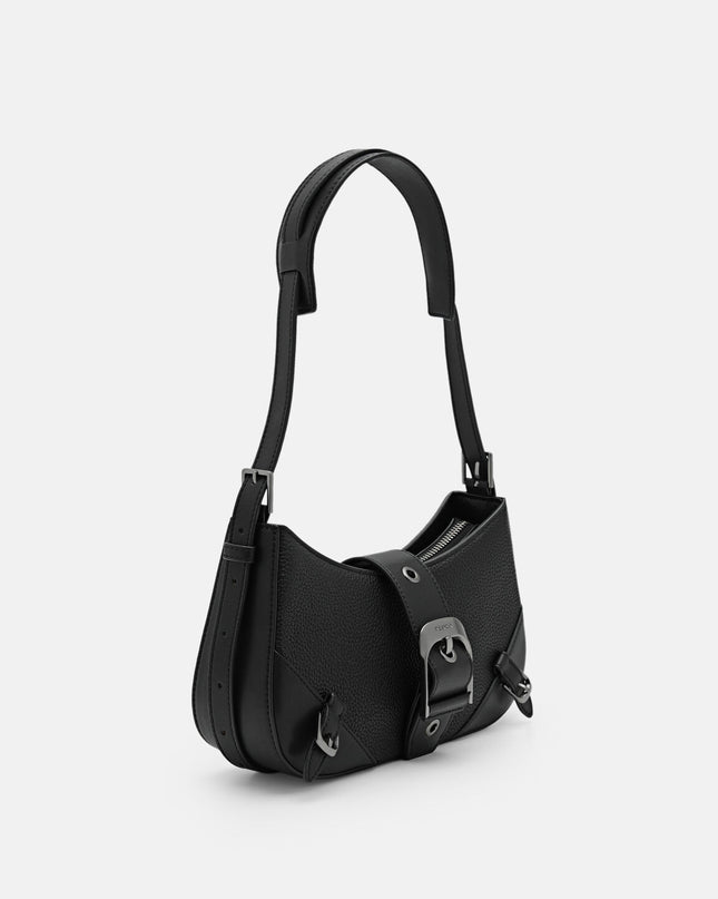 Helix Leather Shoulder Bag