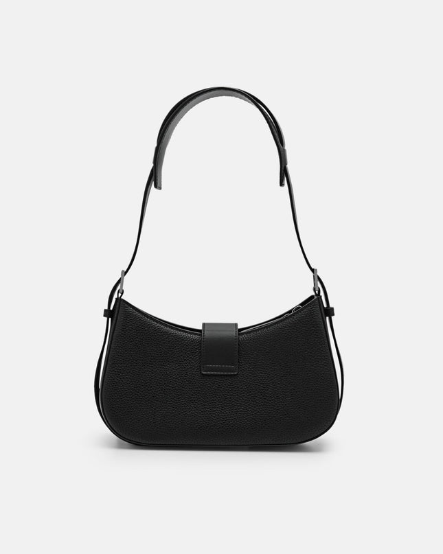 Helix Leather Shoulder Bag
