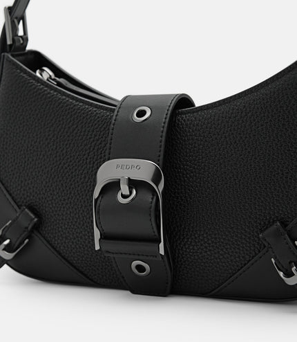 Helix Leather Shoulder Bag