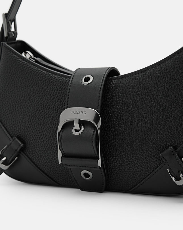 Helix Leather Shoulder Bag