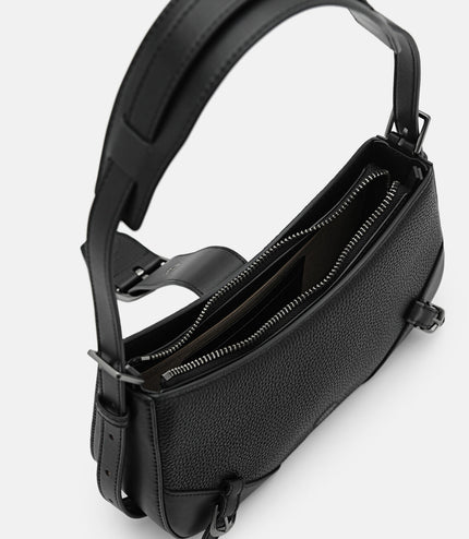 Helix Leather Shoulder Bag