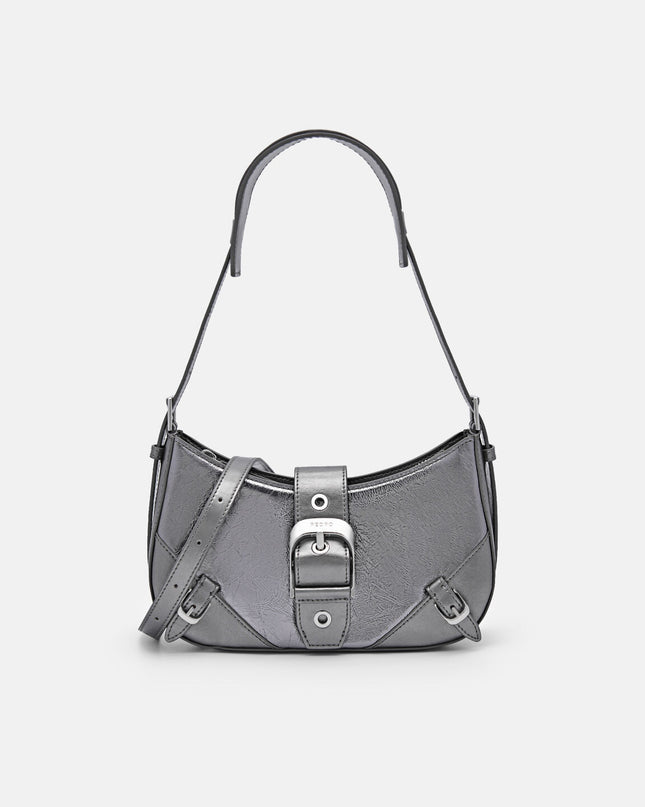 Helix Leather Shoulder Bag