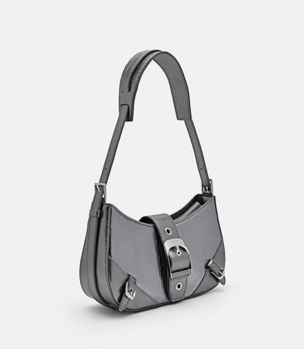 Helix Leather Shoulder Bag