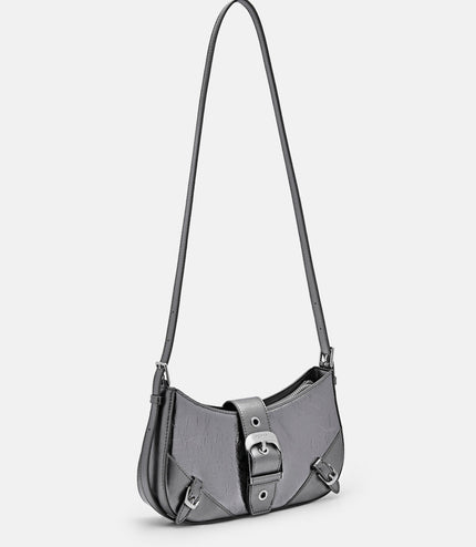 Helix Leather Shoulder Bag