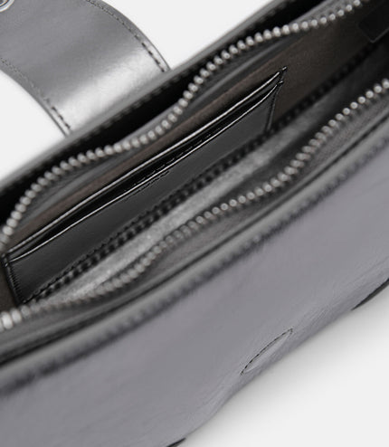 Helix Leather Shoulder Bag