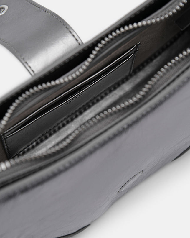Helix Leather Shoulder Bag