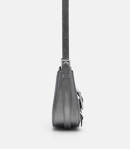 Helix Leather Shoulder Bag