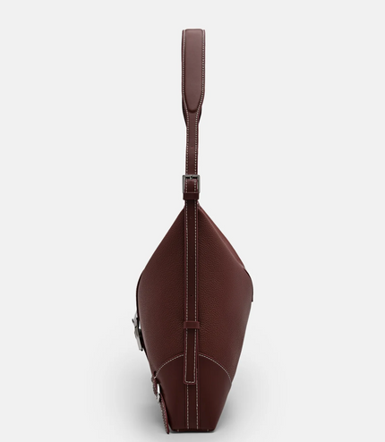 Helix Leather Hobo Bag