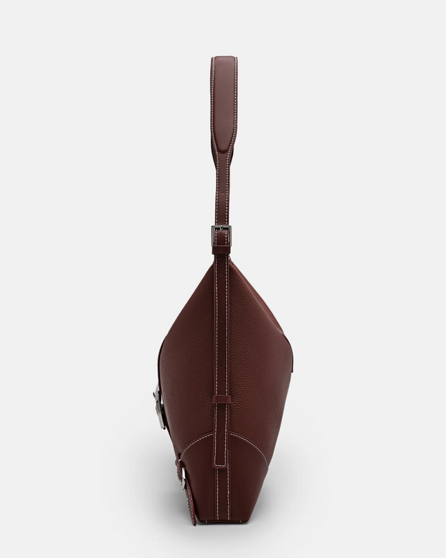 Helix Leather Hobo Bag