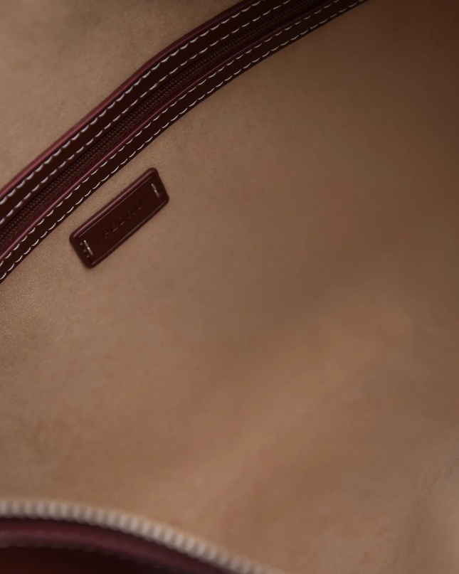 Helix Leather Hobo Bag