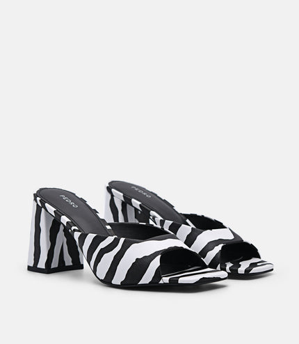 Peggy Heel Sandals - Multi