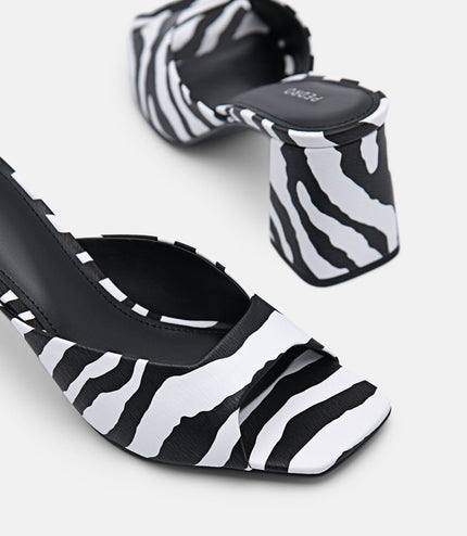 Peggy Heel Sandals - Multi