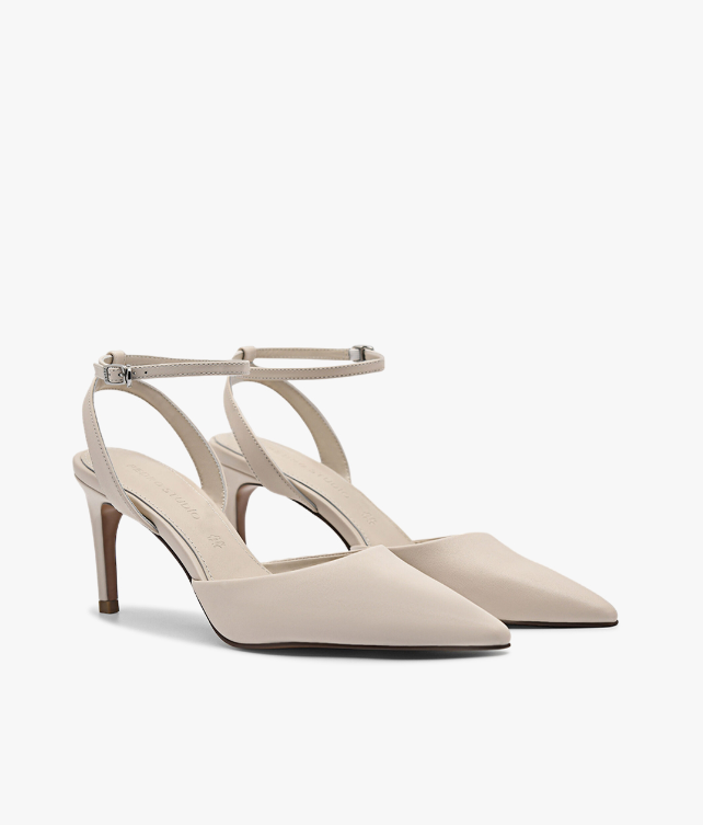PEDRO Studio Joan Leather Pumps - Cream