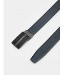 Embossed Leather Reversible Tang Belt