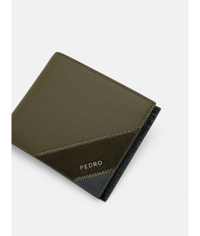 Leather Bi-Fold Flip Wallet