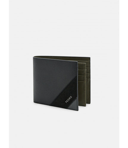 Leather Bi-Fold Coin Wallet