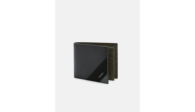 Leather Bi-Fold Coin Wallet