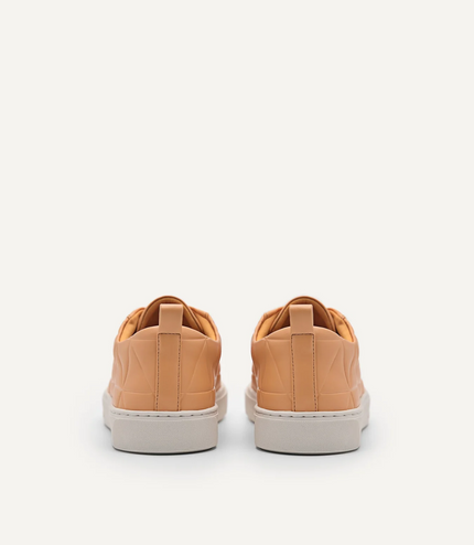 Pixel Ridge Court Sneakers - Light Orange