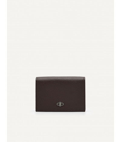 Embossed Leather Card Holder