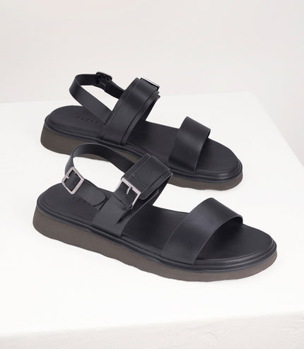Buckled Sling Back Sandals