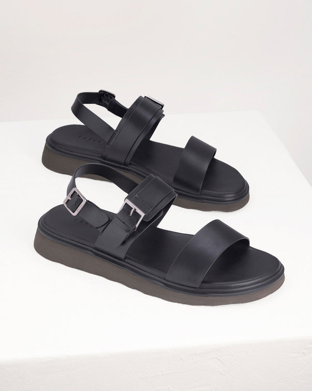 Buckled Sling Back Sandals