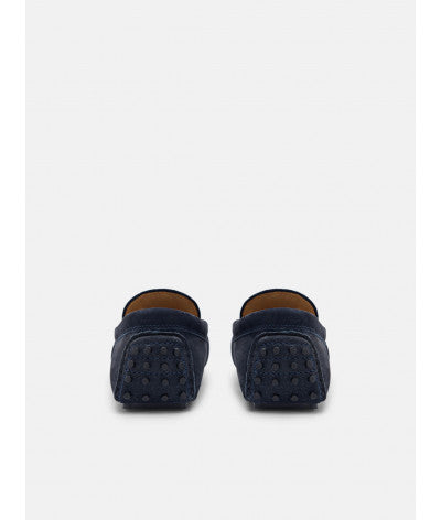 Oliver Nubuck Moccasins - Navy