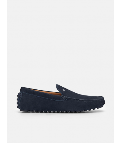 Oliver Nubuck Moccasins - Navy