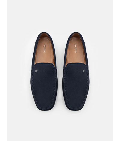Oliver Nubuck Moccasins - Navy
