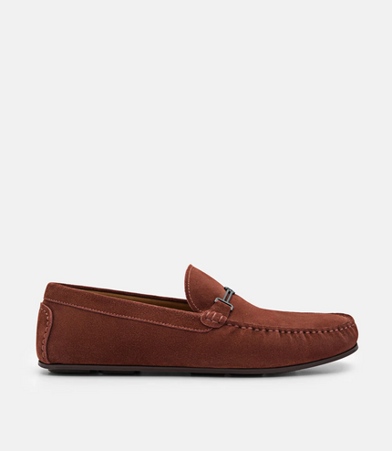 Anthony Leather Moccasins - Brown