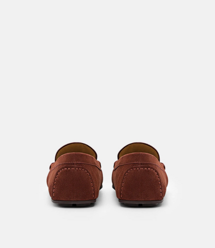 Anthony Leather Moccasins - Brown