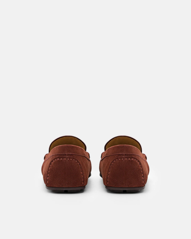 Anthony Leather Moccasins - Brown