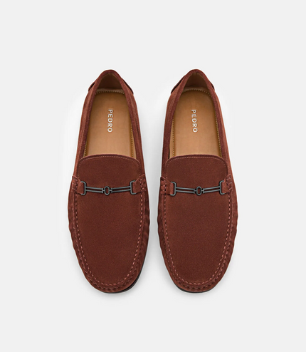Anthony Leather Moccasins - Brown