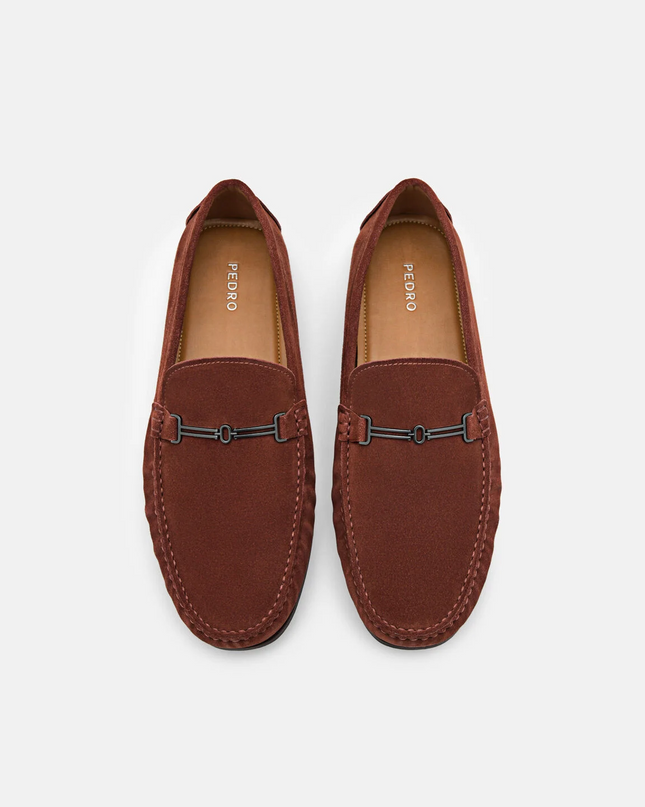 Anthony Leather Moccasins - Brown