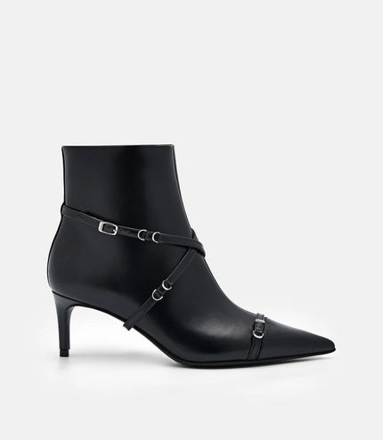 Mara Heel Boots - Black