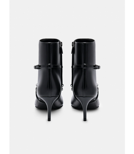 Mara Heel Boots - Black
