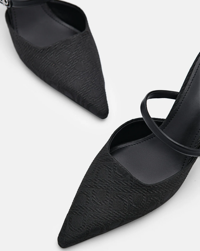 PEDRO Icon Jacquard Pumps - Black