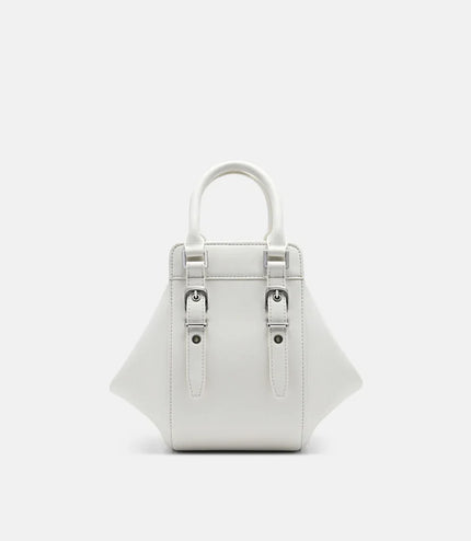 Mara Geometric Handbag - Chalk