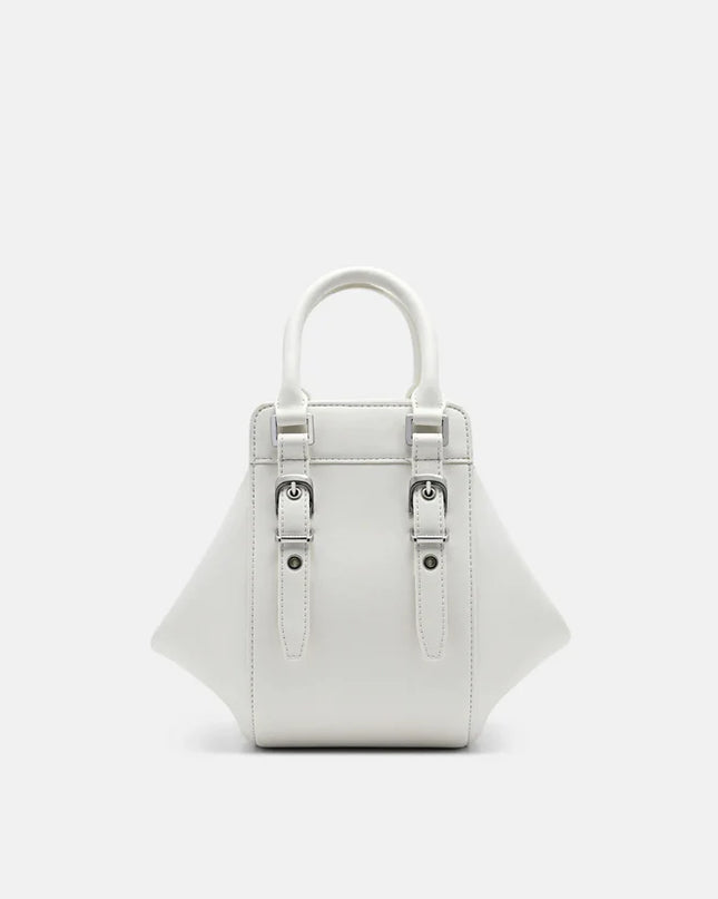 Mara Geometric Handbag - Chalk