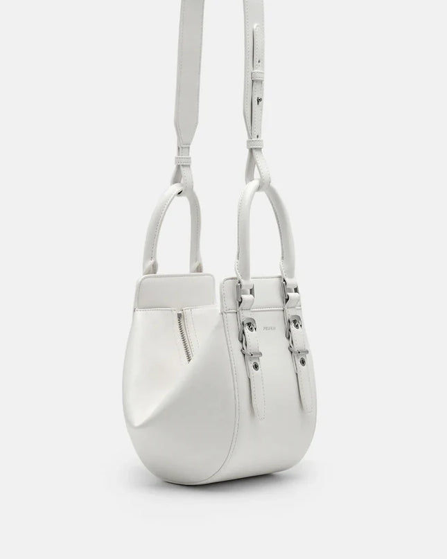 Mara Geometric Handbag - Chalk