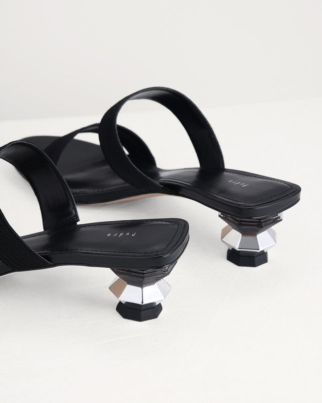 Geometric Heeled Sandals
