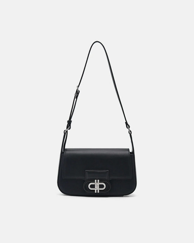 PEDRO Icon Leather Shoulder Bag - Black