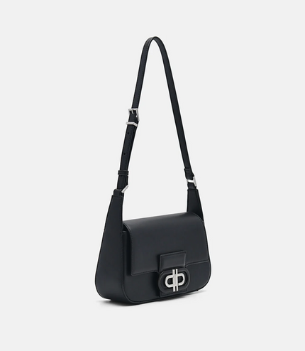 PEDRO Icon Leather Shoulder Bag - Black
