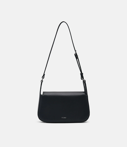PEDRO Icon Leather Shoulder Bag - Black