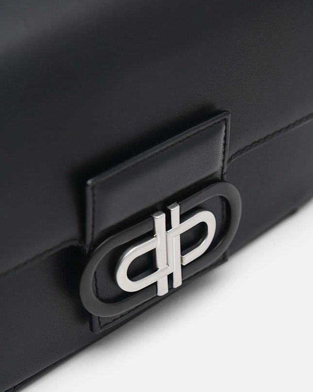 PEDRO Icon Leather Shoulder Bag - Black